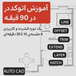 آموزش سریع اتوکد